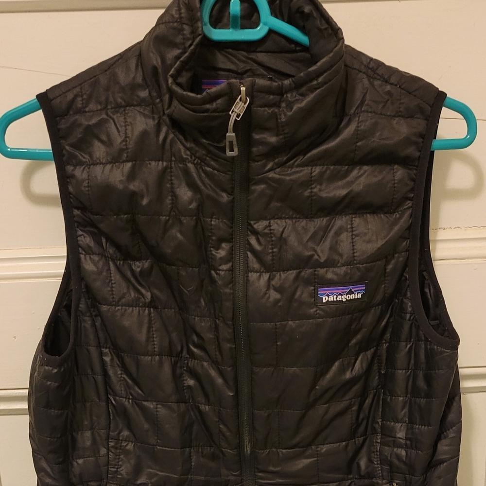 Patagonia Nanopuff Vest Womens Medium Black